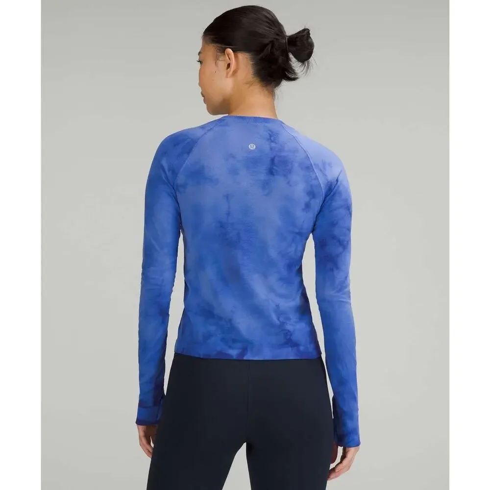 Lululemon Swiftly Tech LS 2.0 Race Length Psychic Marble Dye Est. Size 6